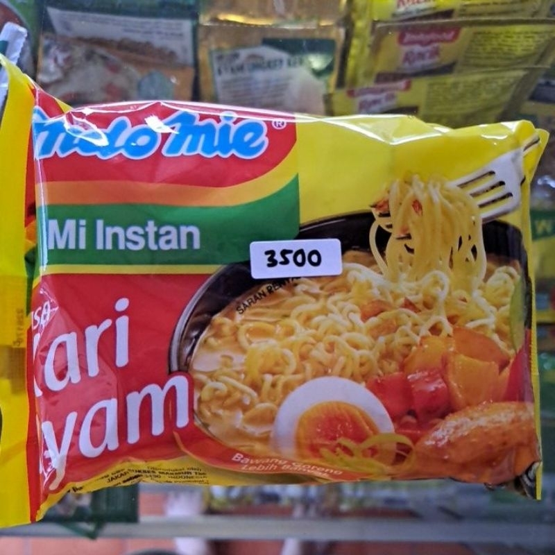 

Indomie Kari Ayam, Ayam Bawang, Soto Mie, Goreng, Goreng Rendang