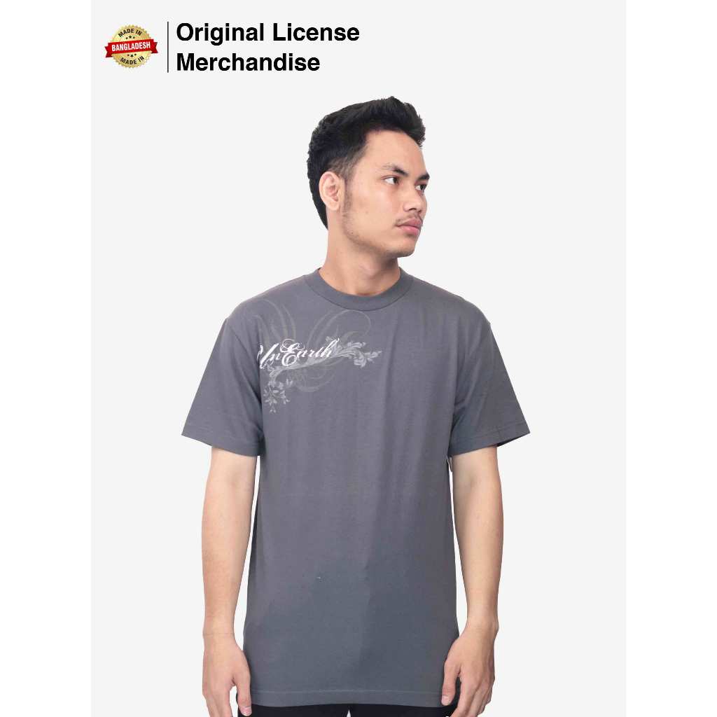 Kaos Baju Tshirt Unisex Pria Band Musik Original UNEARTH Scriptonica