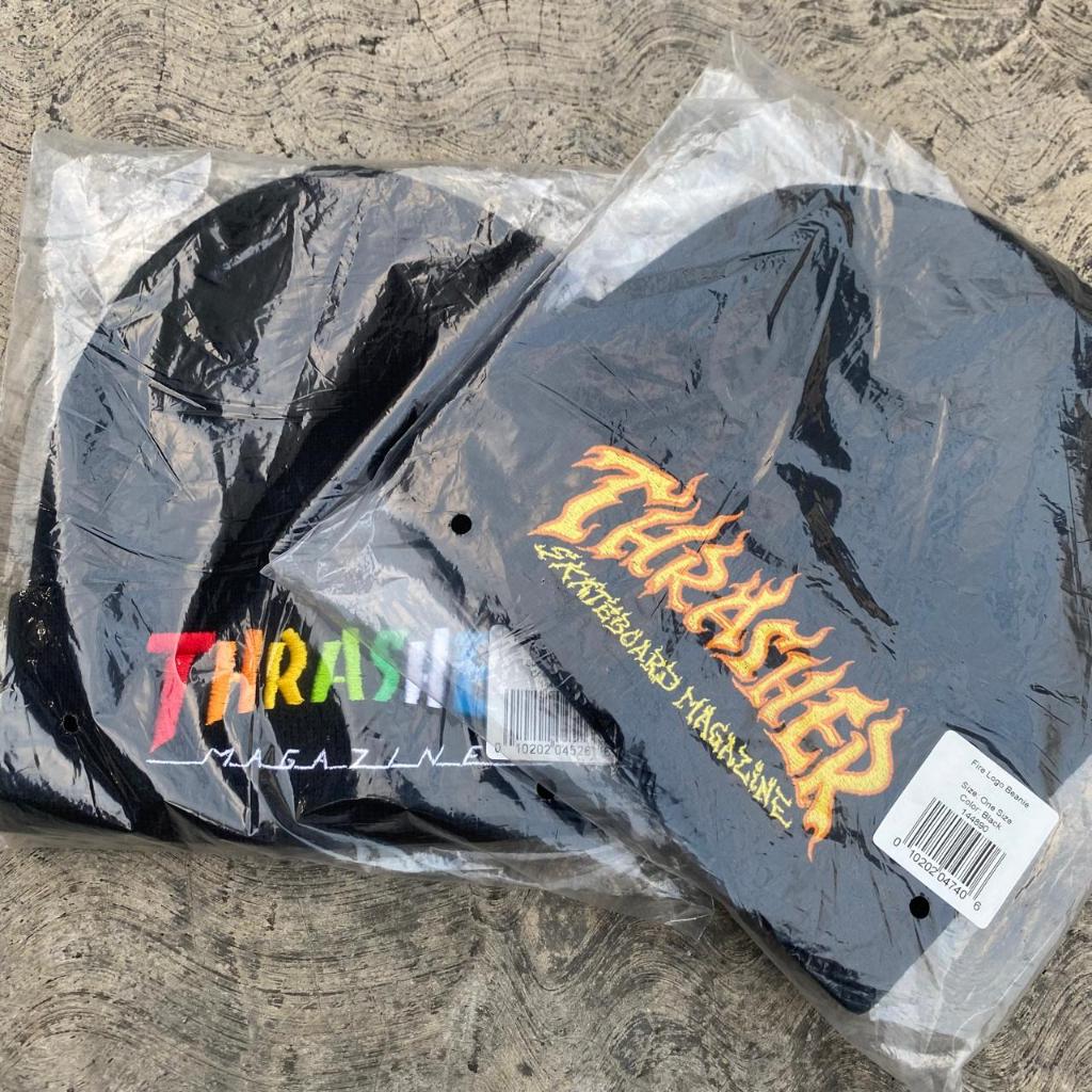 Thrasher toy machine beanie topi kupluk original