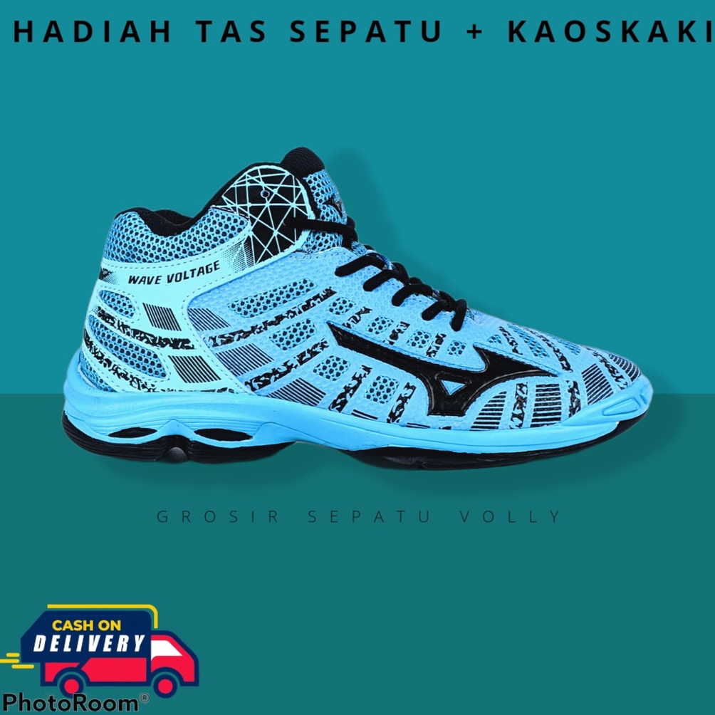 ORIGINAL Sepatu Mizuno wave Voltage sepatu voly mizuno Sepatu voli Mizuno Wave lightning Volly Ball 