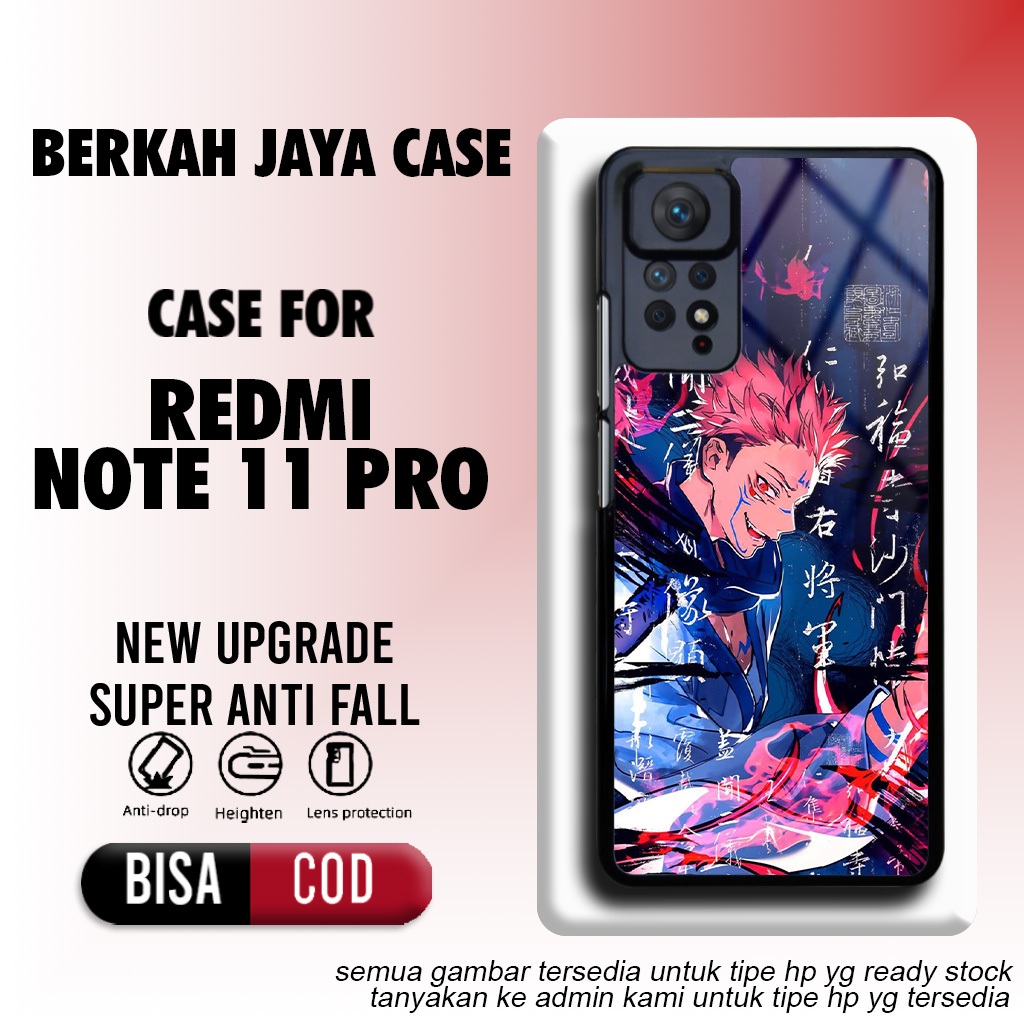 Case Redmi note 11 pro Terbaru - Casing Redmi Note 11 Pro - Motif jujutsu kaisen - Hardcase Premium 