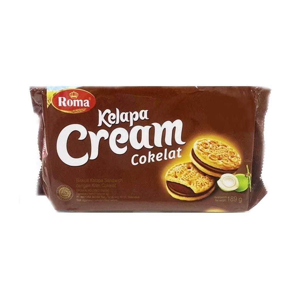 

Roma cream kelapa coklat dan vanila 189gr