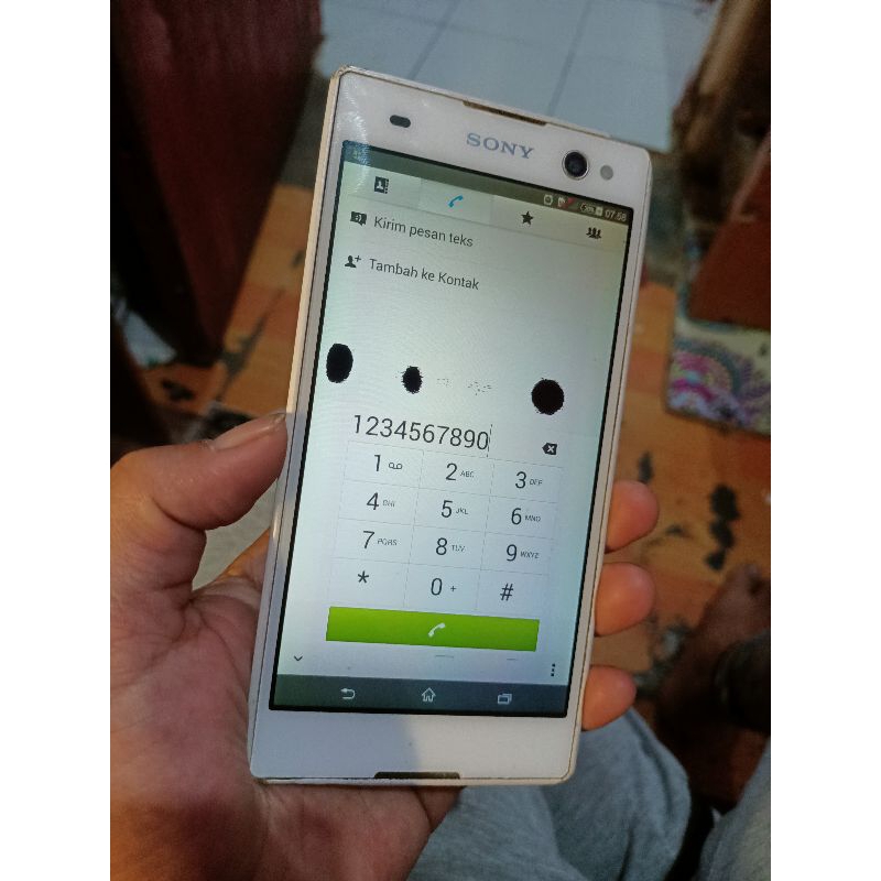 sony c3 minus lcd tompel sama ga ada tutup sentuh normal