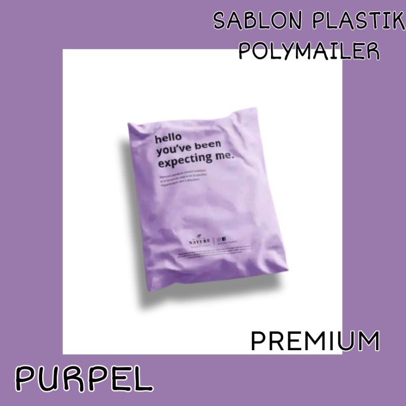 

COSTUM SABLON POLYMAILER PLASTIK PACKING WARNA UNGU SERIES (min order 1000pcs)