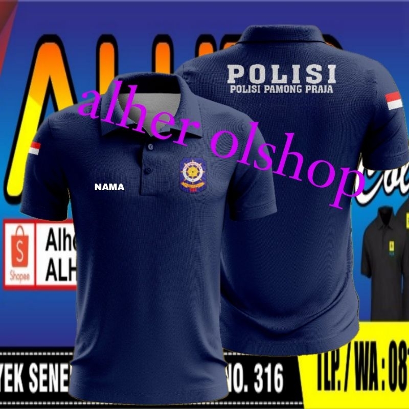 Kaos SatPol PP baju satpol PP seragam satpol PP kaos kerah satpol PP kaos katun satpol PP baju kerja