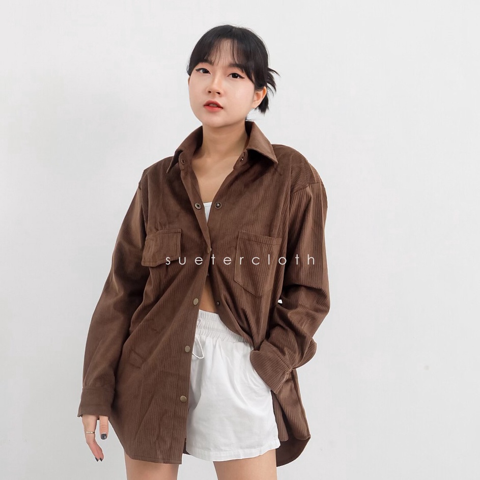 Terbaru Dahyun Corduroy Jacket  jaket korduroy  oversize jacket  jaket bahan corduroy