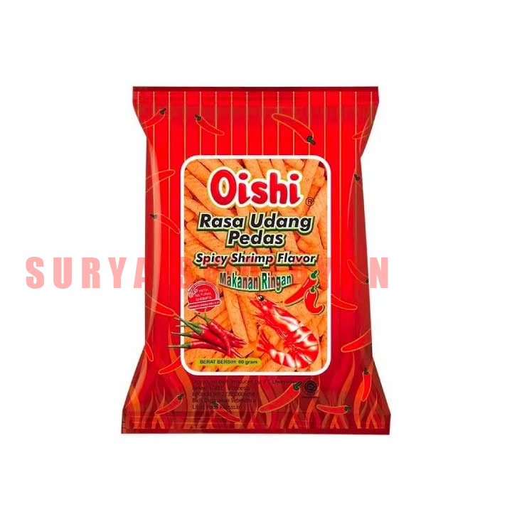 

Oishi Rasa Udang Pedas 60 gr SHA