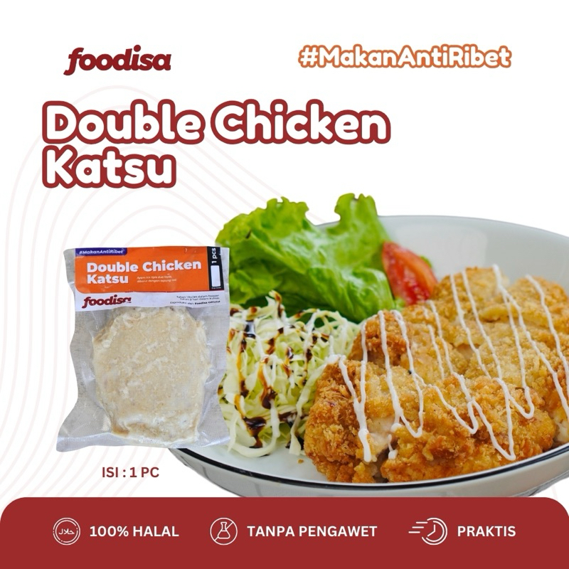 

Double Chicken Katsu - Foodisa Frozen Food Lauk Sayur Makanan Instan Praktis