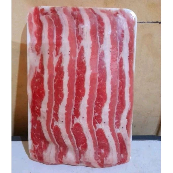 

Beef Slice Shorplate USA Tipis" 1kg Premium Termurah Se Shopee