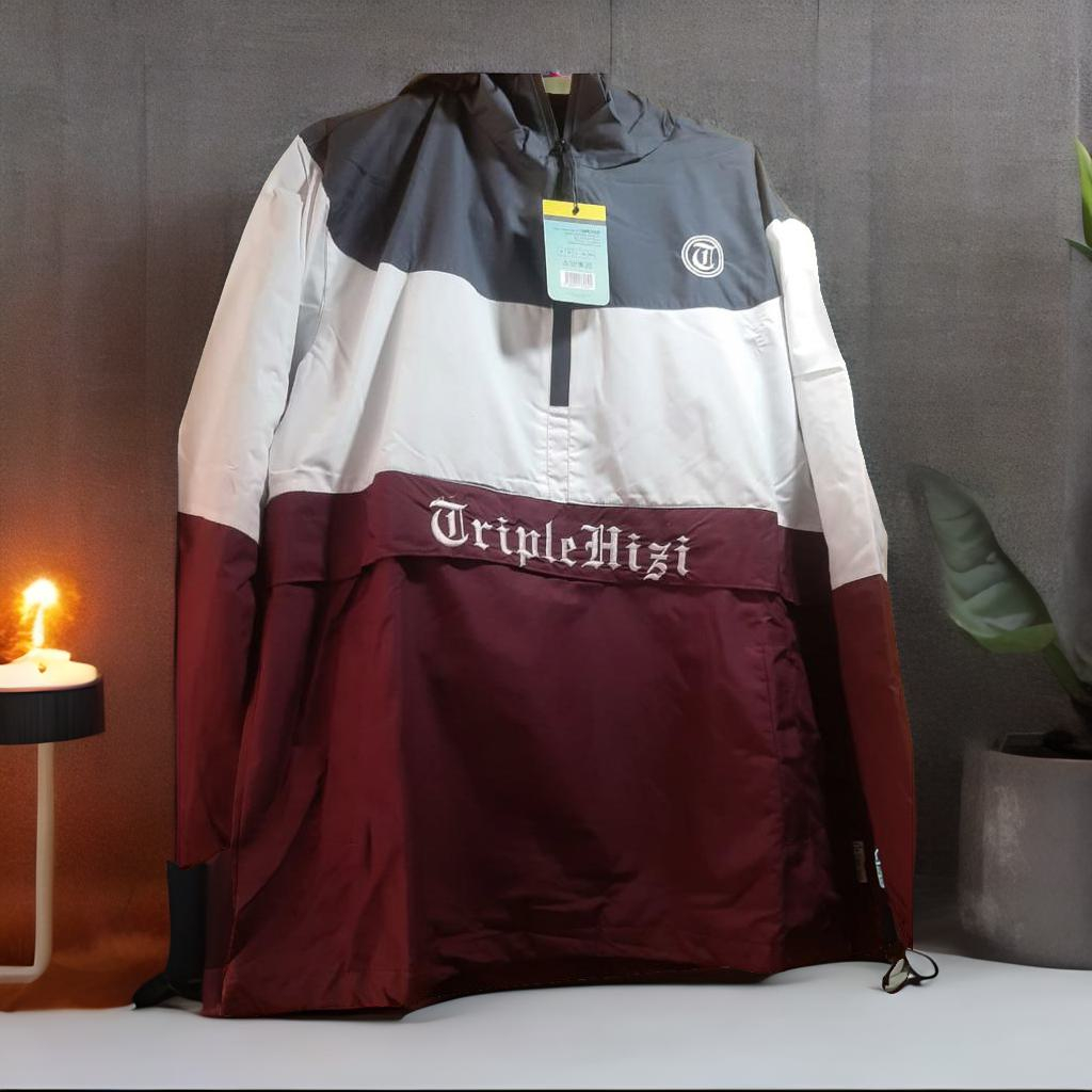 Jaket sweater Hoodie triple hizi