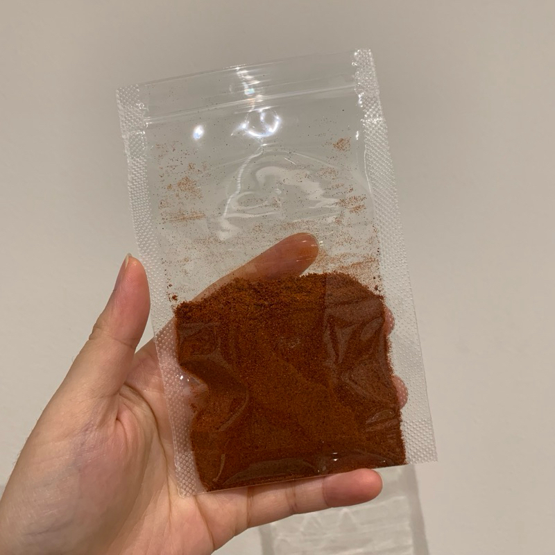 

Paprika bubuk bumbu rempah kering masakan pouch ecer 20gr powder