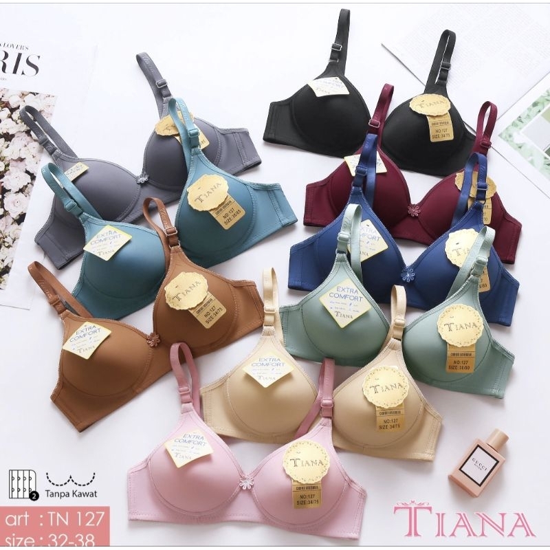 TIANA | BH Tiana Tanpa Kawat | BRA Busa Polos