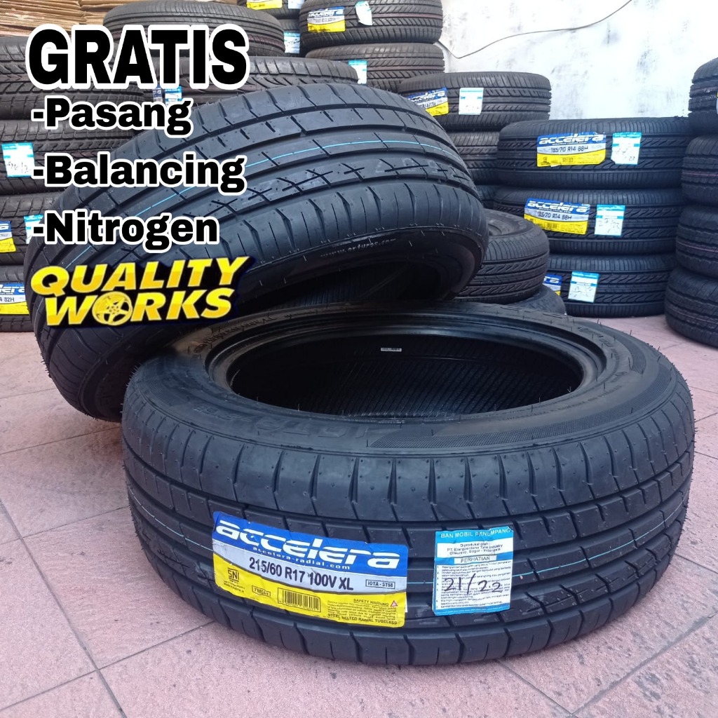 Ban Mobil Ring 17 Standar New Terios R17 Ukuran 215/60 R17 - 215 60 R17 Merk Accelera iota