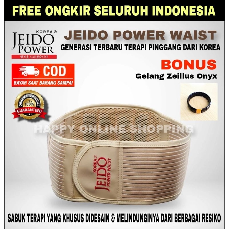 PROMO SUPER HEBOH - JEIDO POWER WAIST Sabuk Terapi Pinggang dijamin ORIGINAL 100 Persen