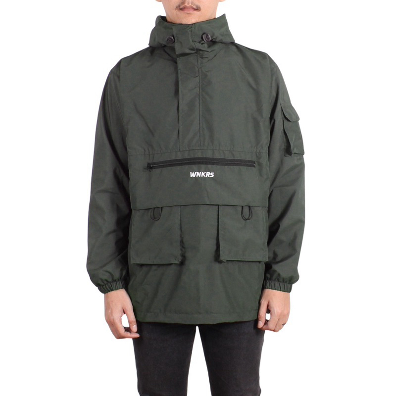 JAKET CAGOULE POCKET PRIA ORIGINAL DISTRO / JAKET PARASUT WINDBREAKER PRIA