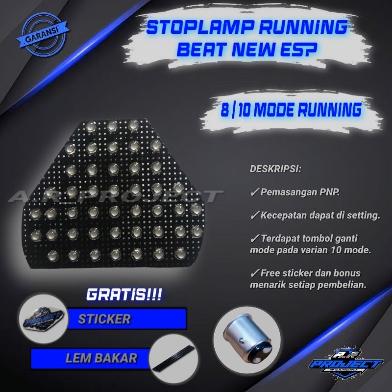 Lampu Stoplamp Running Beat Esp New Lampu Stop Lampu Rem Variasi