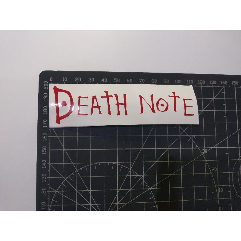 

cutting stiker death note
