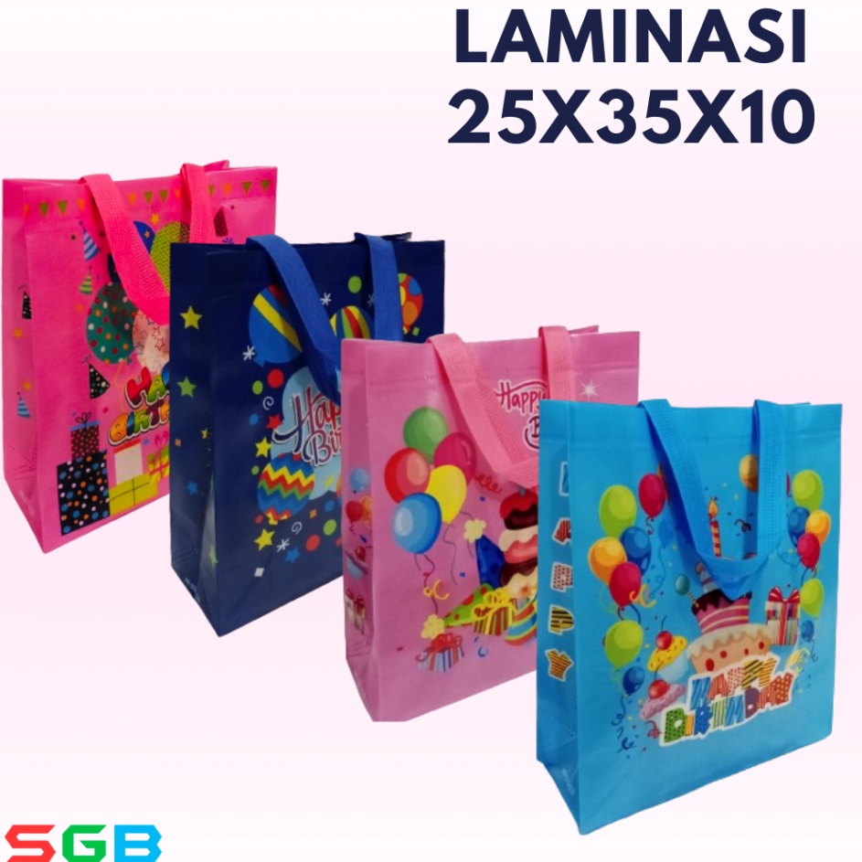 

Ready 1 Lusin isi 12 pcs Tas Spunbond Laminasi 25X35X1 Lipat Samping standing Tas Serba a