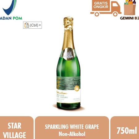 

Seller Star Village Sparkling White Grape 75ML Jus Anggur Soda R87