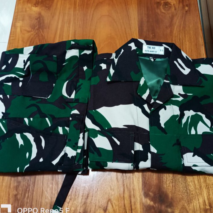 88 BAJU PDL TNI VELBED PURING