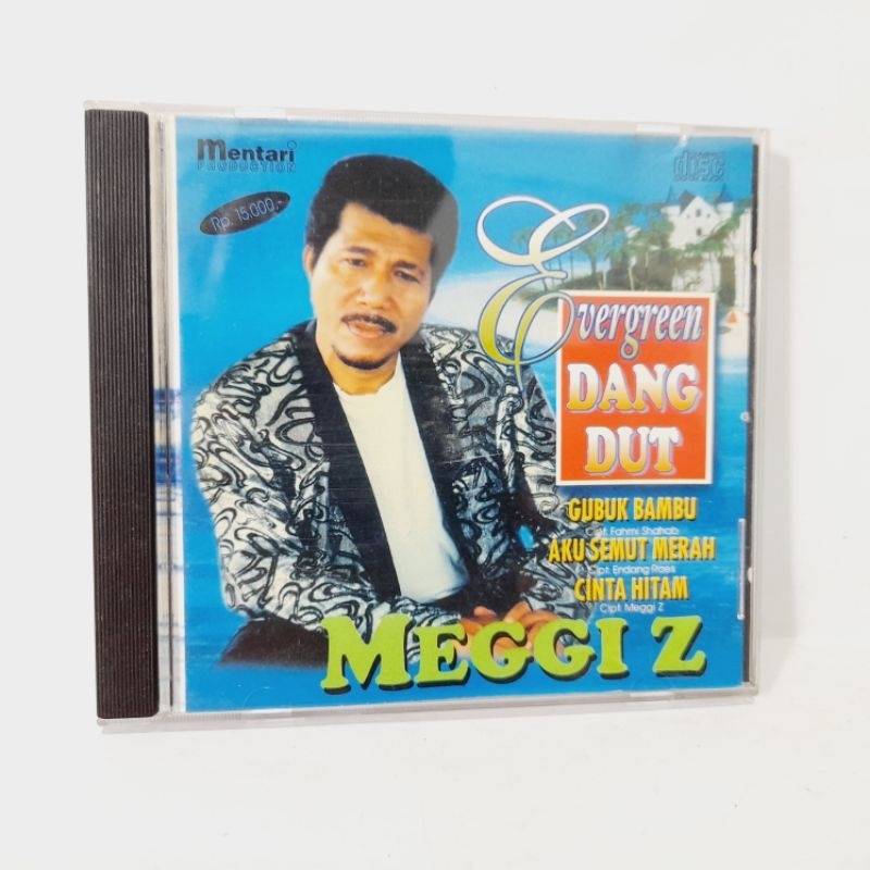 CD Evergreen Dangdut Meggi Z - Gubuk Bambu Cinta Hitam