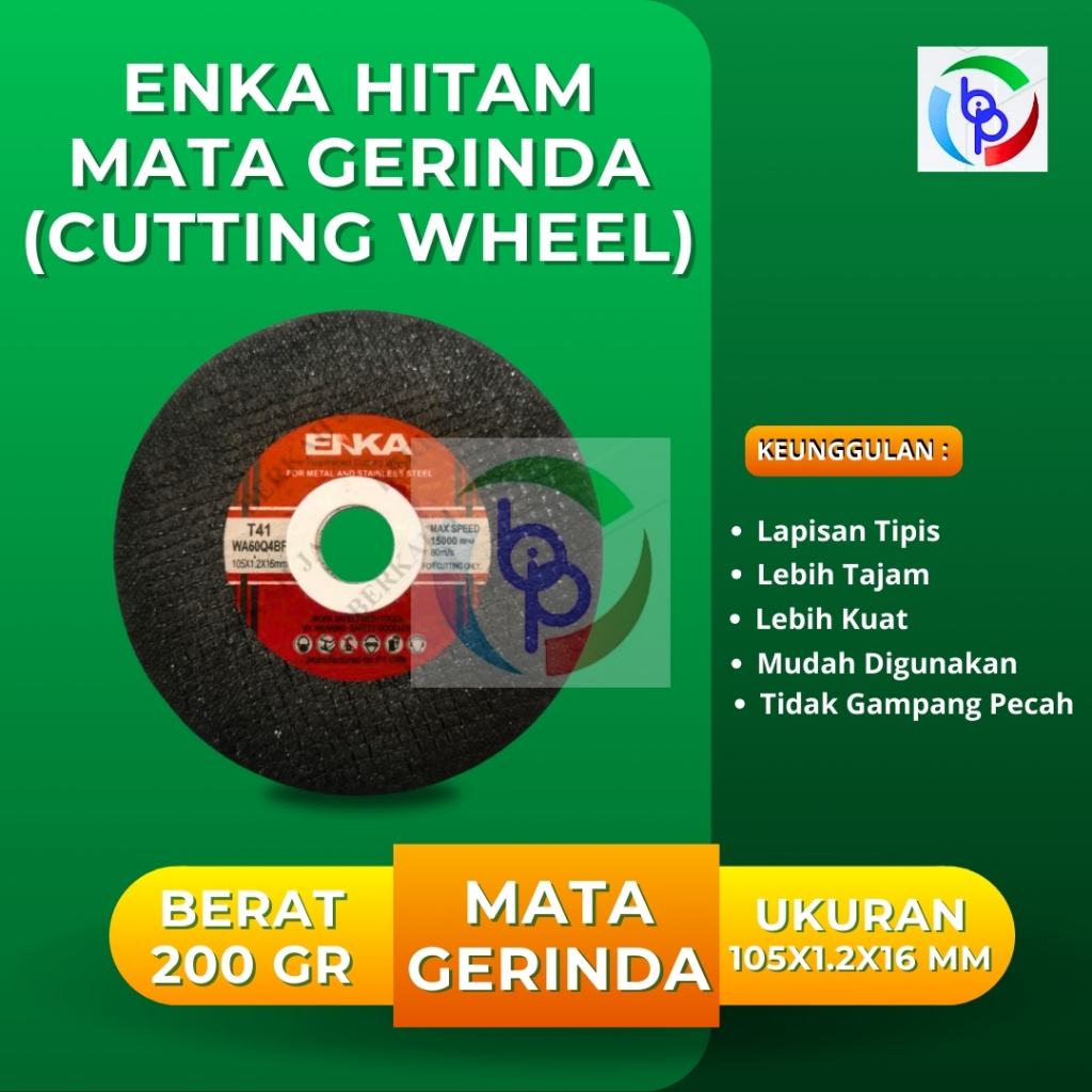 ENKA Mata Batu Gerinda/Cutting Wheel/Batu Potong Gerinda ENKA (Isi 10 & 25 Pcs)