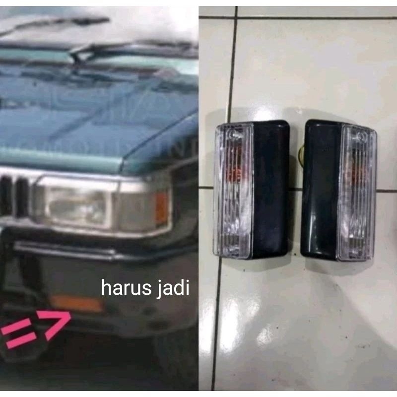 lampu sen bemper kijang super grand crystal sepasang
