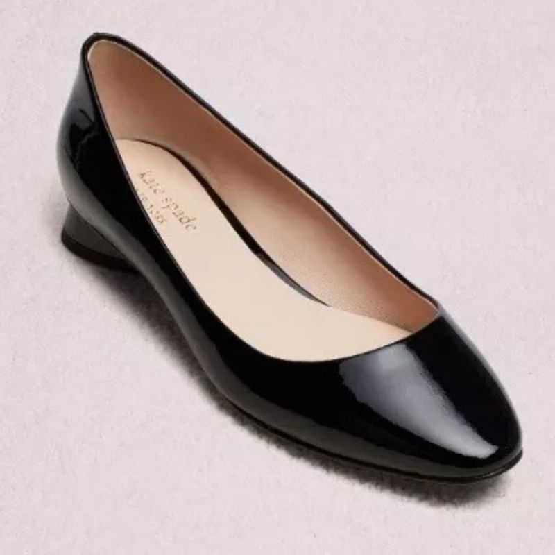 Sepatu Kate Spade Preloved Black Fallyn Flats