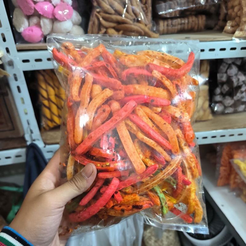 

Kerupuk Beton Pedas Asin Cikur