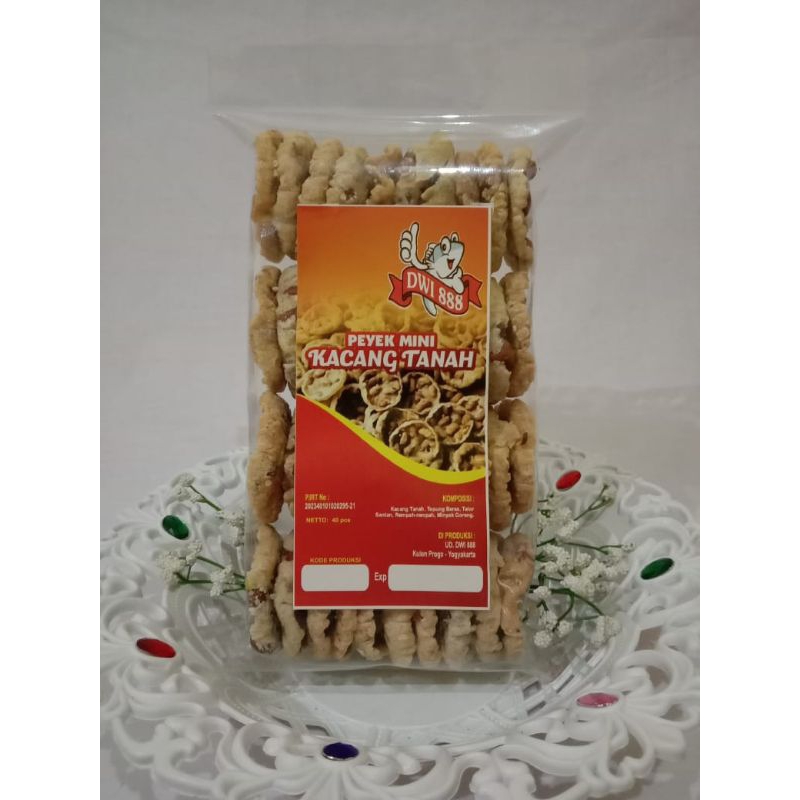 

peyek kacang 1 pack isi 40piece