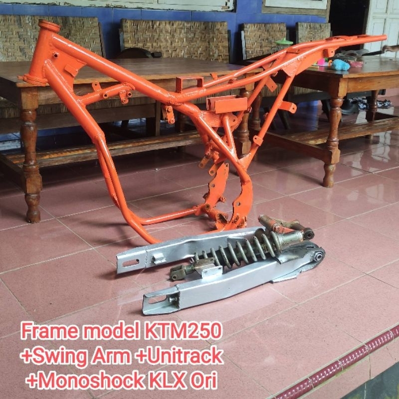 Rangka Trail model KTM 250 Rangka KTM 250 bukan rangka klx bukan rangka crf