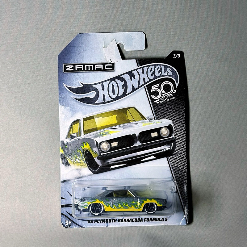 Hot Wheels 68 PLYMOUTH BARRACUDA FORMULA S ZAMAC