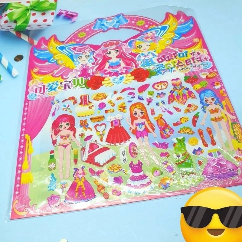 

Mainan Anak Perempuan Stiker Bp Timbul/Stiker Dress