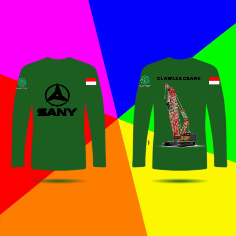 T-shirt kaos operator Crane Clawler baju pria operator muda Kaos distro pria murah