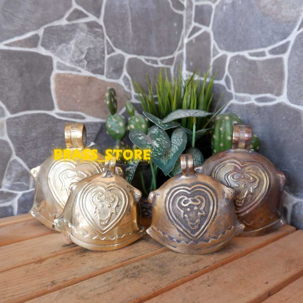 Bel Lonceng Kuningan Bandul Kalung Sapi Klontongan Klontong Lembu