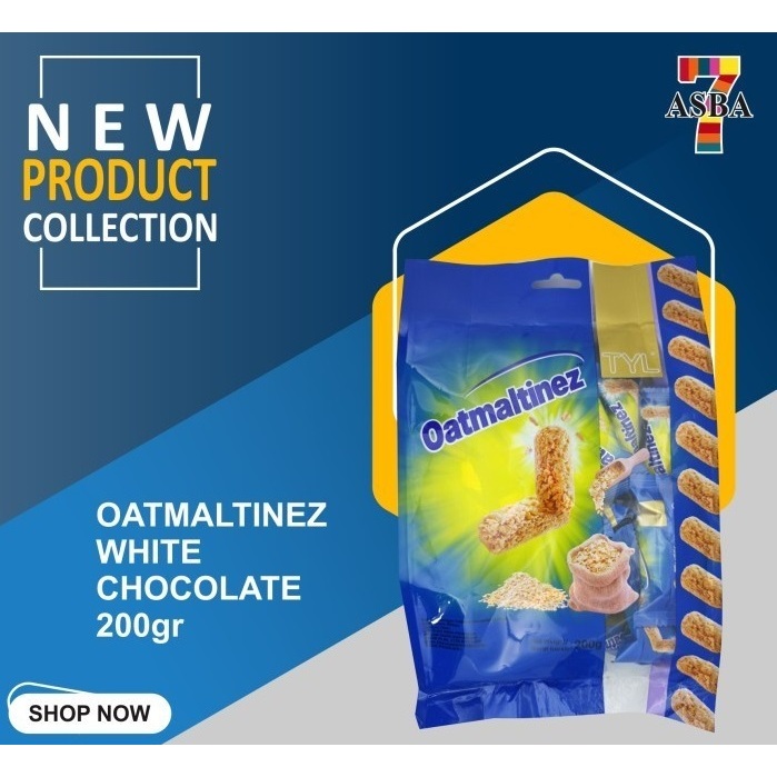 

OATMALTINEZ BAR OAT CHOCO WHITE 200GR