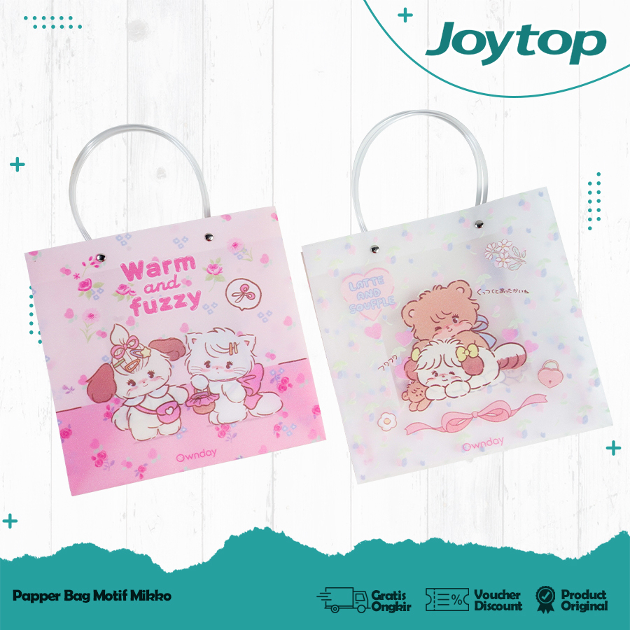 

JOYTOP Plastik Bag Kartun Lucu Goodie Bag Mikko/Tas Souvenir Hadiah Hampers Ulang Tahun Anak