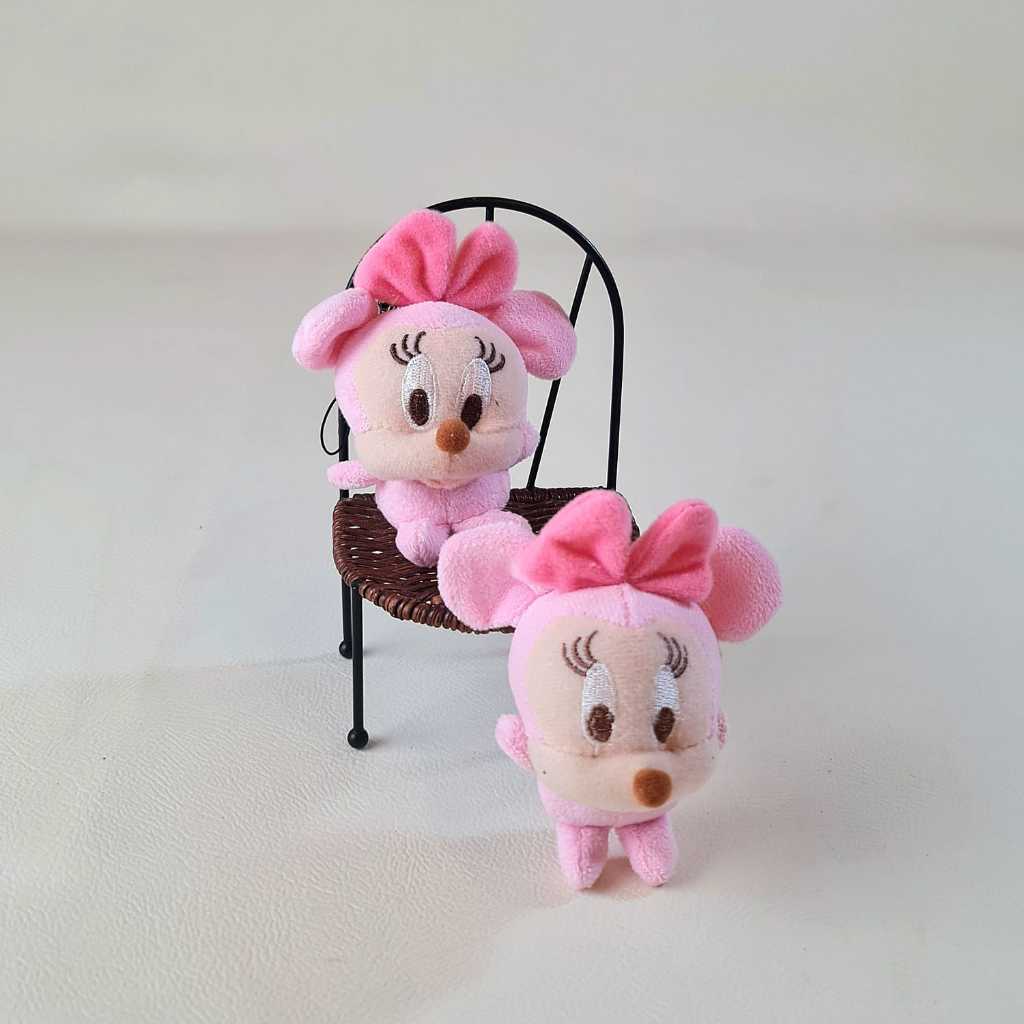 Gantungan kunci karakter boneka tikus lucu