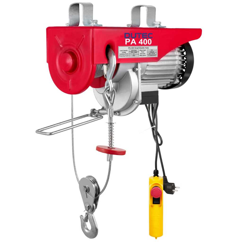 Dutec Katrol Mini Listrik / ELECTRIC WIRE ROPE / Electric Chain Hoist / Katrol Hoist
