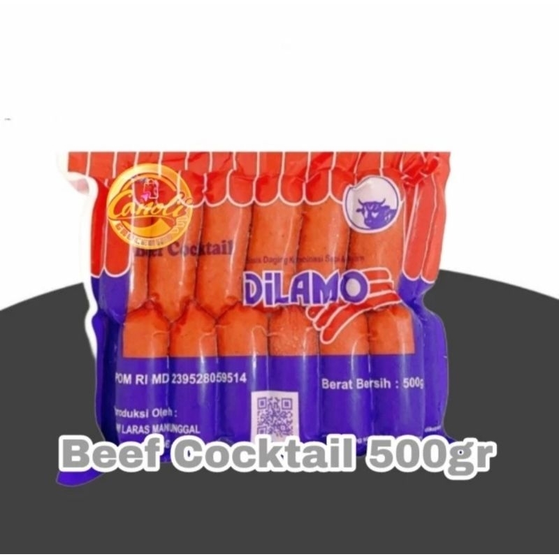 

SOSIS DILAMO BEEF COCKTAIL 500 gr Sausages Sosis Sapi dan Ayam 500gr