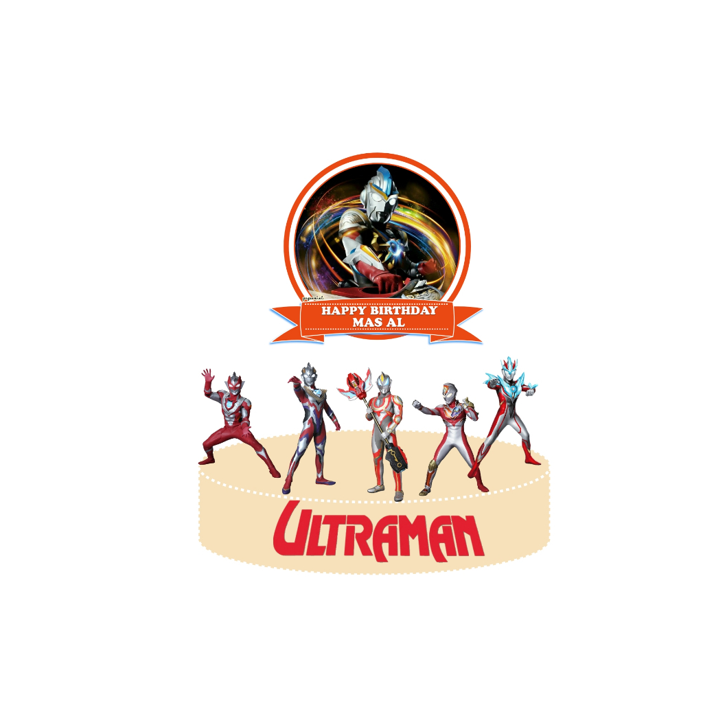 cake topper hiasan kue ULTRAMAN