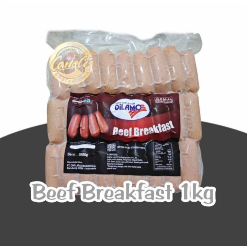 

SOSIS DILAMO BEEF BREAKFAST 1kg