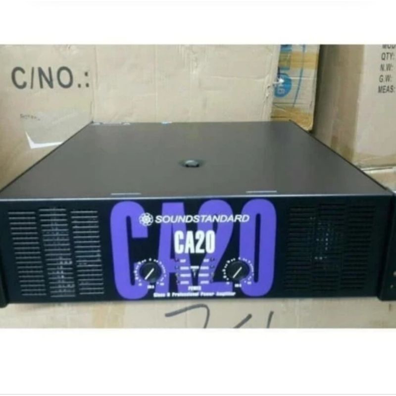 POWER AMPLIFIER SOUNDSTANDARD CA20 STEREO CA 20