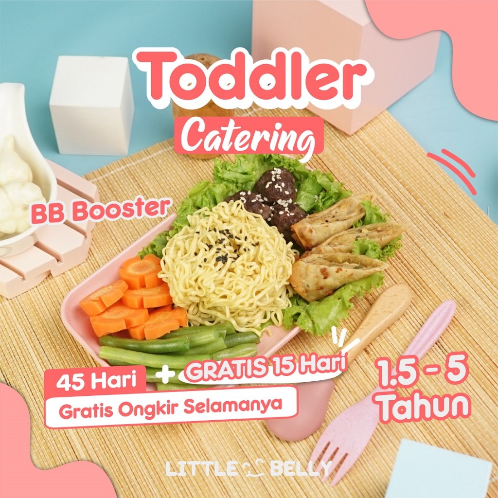 

[GRATIS 15 Hari] - Toddler (>18 bulan) Catering - 45 HARI + BONUS 15 HARI | MPASI | BB Booster | Makanan Bayi