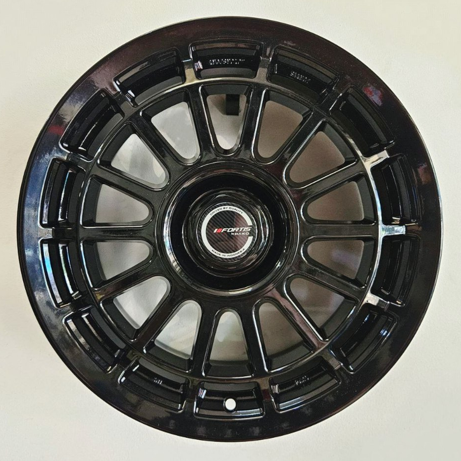 VELG MOBIL ORIGINAL FORTIS BY PAKO WHEELS PRW 17 BATUR R17 x 8 5H 114,3 ET 42 BLACK GLOSS