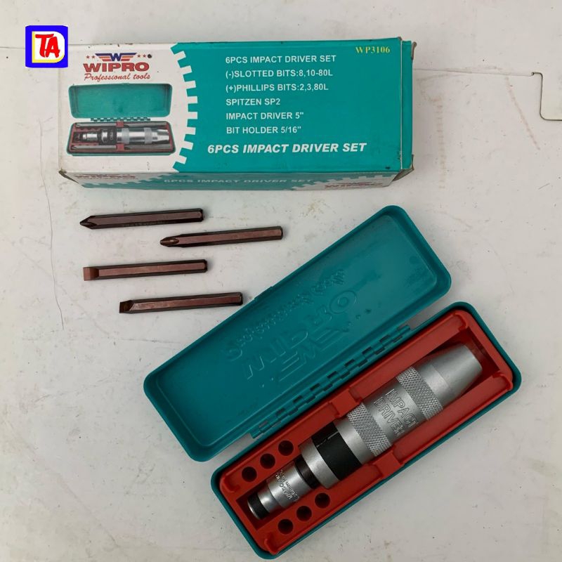 IMPACT DRIVER SET | OBENG KETOK SET 6 PCS WIPRO