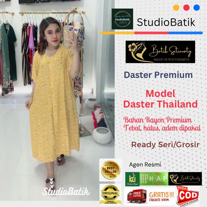 Daster Thailand Batik Setiawaty Premium Original Harga Grosir Langsung Pabrik