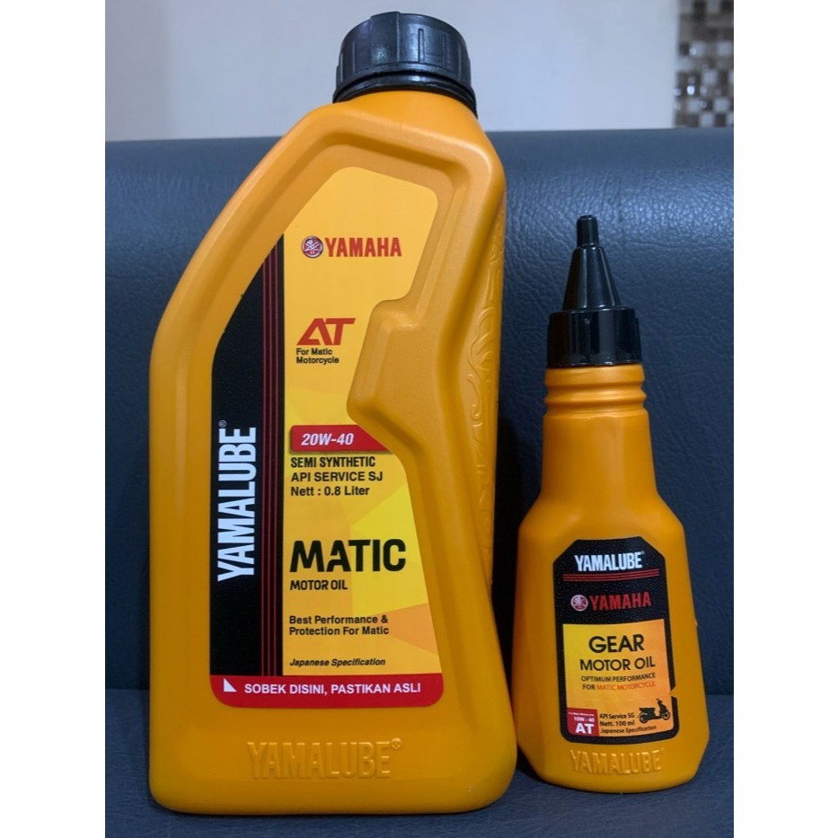 Oli Yamalube Matic 800ML & Oli Gardan Yamaha 100 ml