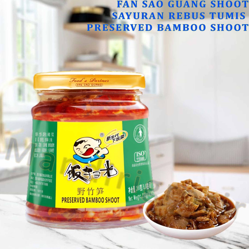 

Preserved Bamboo Shoot * Fan Sao Guang * Sayuran Rebus Tumis * 280gr