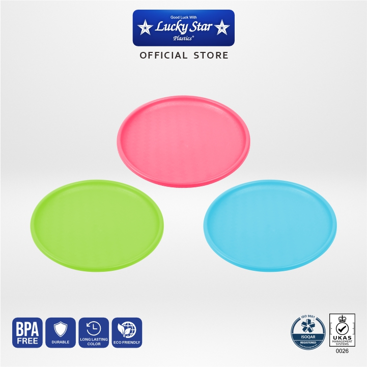 Lucky Star - Tampah Beras 60 cm Warna supplier tampah plastik grosir nyiru badang tampi plastik namp